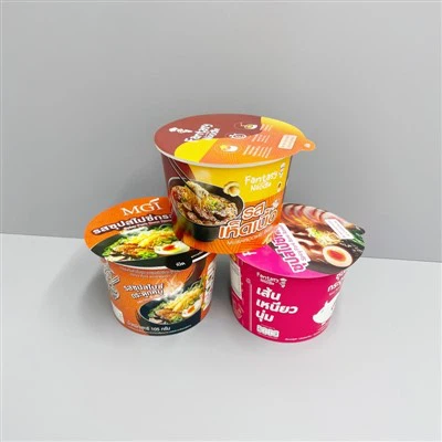 32oz 1000ml sérsniðin núðlubolli með álpappírsloki